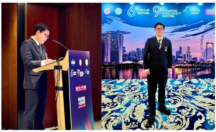 อ. นพ.พนพล วรากรพิพัฒน์ ได้รับเกียรติให้นำเสนอผลงานวิจัยในรูปแบบ Oral Presentation 