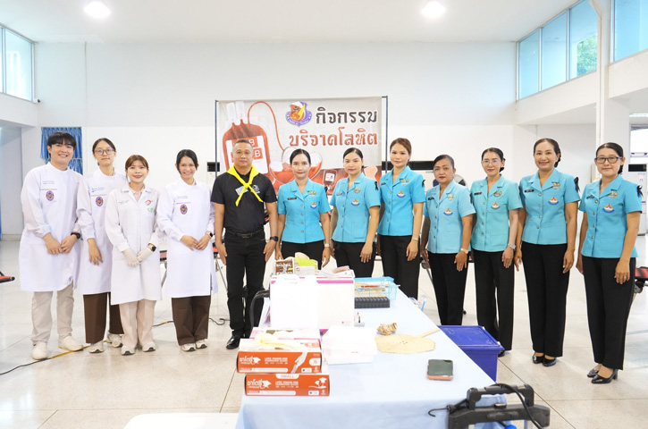  ธนาคารเลือด รพ.มน. หนุนภารกิจรับบริจาคโลหิตกองบิน 46 เนื่องในวันสำคัญ 2 เมษายน